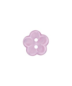 Carte de 3 boutons Fleurs blanc 18mm - Union Knopf Lilas Violet