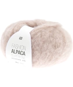 Fil de laine à tricoter Fashion Alpaca Superfine Heavens Uni - Rico Design 02 poudre