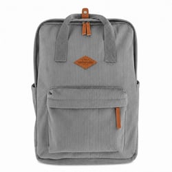 Sac à dos effet côtelé avec compartiment ordinateur