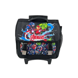 Cartable à roulettes 38 cm - Avengers - Noir - Garçon, 2 compartiments
