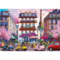 Puzzle 2D 500 pièces - Dans les rues de Paris - Educa