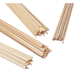 Listels à quatre pans en pin, 5x10mm,longueur 1 m