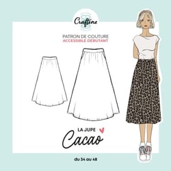 Patron Craftine Jupe Cacao - Format Papier