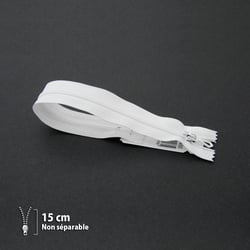 Fermeture éclair Z51 - Prestil O 4mm - 15 cm