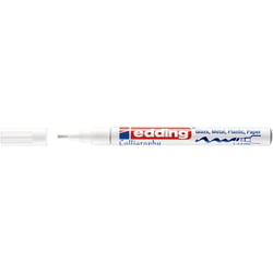 Marqueur peinture pointe calligraphique 1-2,5 mm - EDDING - Blanc - Encre pigmentée de type laque