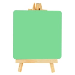 Chevalet et ardoise Vert 10x10 cm