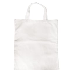 Sac en coton Blanc 38x42cm