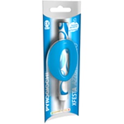 Fontaine Lumineuse Bleu chiffre 0