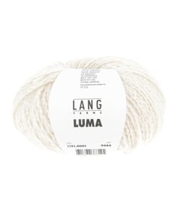 Pelote Luma — Soie, Alpaga & Laine Vierge — Lang Yarns 0001 Blanc