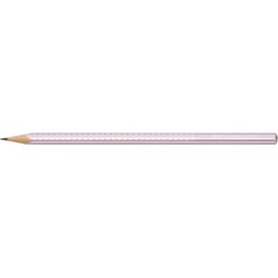 Lot de 12 Crayons graphite FABER-CASTELL Sparkle Rose Metallic - Dureté B