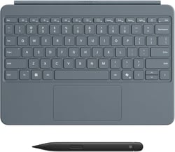 Clavier pour tablette Microsoft - Alcantara® et plastique - Bleu Glacier - 28,91 x 22,61 x 0,489 cm - 281 g