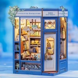 Puzzle 3D 186 pièces - Librairie Littéraire - M50449- Figured'Art