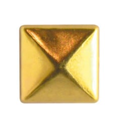 Ki-Sign - Clou Carré thermocollant 6/8/10mm Doré 66 pièces