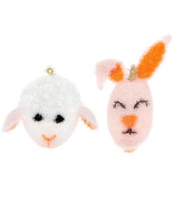 Kit crochet CREATIVE BUBBLE - Lapin et Agneau - Rico Design 01 Multicolore