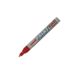 Lot de 12 marqueurs peinture UNI-BALL PX20 - Pointe conique moyenne 2,2 - 2,8 mm - Rouge