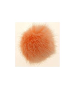 Pompons fausse fourrure - 7cm de diamètre - Unic 152 Rose