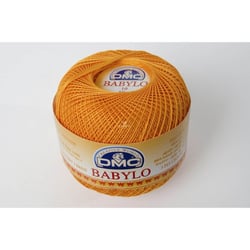 Fil à crocheter Babylo Gross. 10 - Col. 741 - Mandarine