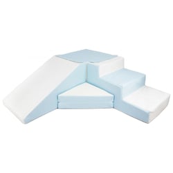 Set de 4 blocs en mousse pour le jeu blanc, bleu (pastel) - Velinda