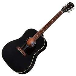 Gibson J-45 Special Satin Ebony - Guitare folk électro-acoustique - Dreadnought - Noir