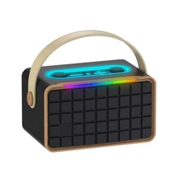 Enceinte Bluetooth Portable Puissante Avec Lumières RGB Et Longue Autonomie Noir YONIS