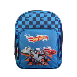 Sac à dos 31 cm avec poche maternelle Hot Wheels Bleu - BAGTROTTER