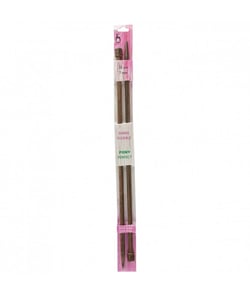 Aiguilles à tricoter 35 cm Bois Perfect Du N°3 au 10 - Pony taille n°7
