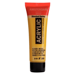 Peinture acrylique en tube - Jaune azo moyen - 269 - Amsterdam - 20ml