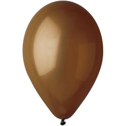 10 Ballons Marron Mat Ø30cm
