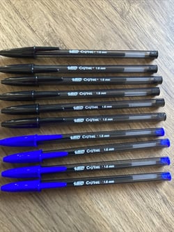 Bic Cristal Large Broad Nib Ballpoint Pen Blue 1.6mm