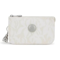 Grande pochette Kipling Creativity L Palm Beige Jacquard