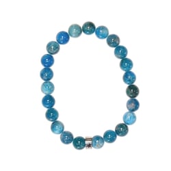Bracelet Apatite Perles rondes 8 mm - Omsaé