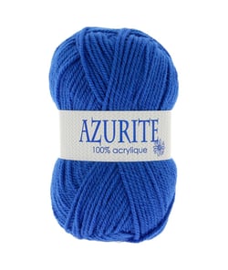 Pelote à tricoter AZURITE de Distrifil - Laissez votre créativité briller à petit prix ! - certifié Oeko-Tex 1338 Bleu electrique