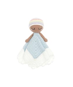 Kit Ricorumi Baby Blankies – Arc-en-ciel Pastel - Doudou à crocheter aux couleurs douces - Rico Design Multicolore