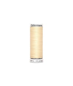 Fil à Coudre 100% polyester 200m - Gütermann 610 Ecru