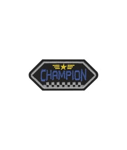 Ecussons thermocollant Formule 1 - 6,5 x 3 cm - Mediac 003 bleu (champion)
