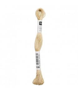 Fil à broder mouliné Uni - Rico Design 216 Marron