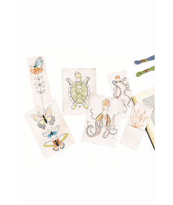 Kit cartes à broder - Animaux - DMC Multicolore