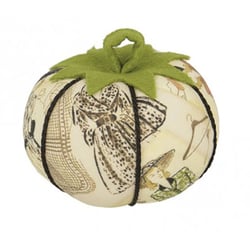 Tomates porte épingles couture vintage beige 8cm