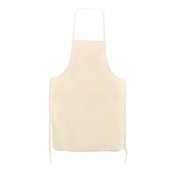 20 tabliers adulte en coton blanc cassé 90 x 60 cm