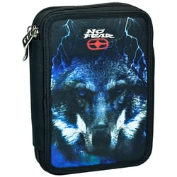 Trousse garnie No Fear Loup de la Nuit 20 CM - 2 compartiments