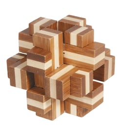 Casse-tête bambou Cube croix - Fridolin