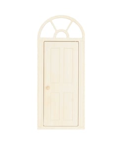 Porte avec arc miniature mesurant 23.8 cm x 10 cm et appartenant à la gamme Monde des lutins de la marque Rico Design naturelle