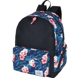 Sac à dos - 2 compartiments - Fleurs hibiscus - Kanabeach - Collège - 49cm