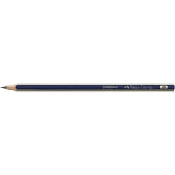 Crayon graphite hexagonal Faber-Castell Goldfaber 2B - Lot de 12