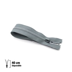 Fermeture éclair Z49 - PRESTILON 4 mm 40 cm - Séparable