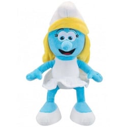Grande peluche schtroumpfette 65 cm - doudou licence xl : collection schtroumpf