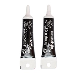 2 stylos de glaçage noirs
