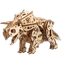Puzzle 3D en bois - UGEARS - Triceratops - 400 pièces - Bois - 34 x 14 x 11 cm