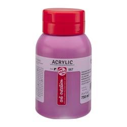 Peinture acrylique - Violet Rougeâtre Permanent - 567 - Pot de 750 ml - Talens Art Creation