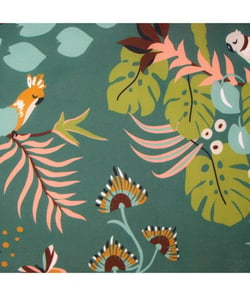 Tissu coton enfant Forêt de 150 cm de largeur Bleu vendu par 50 cm